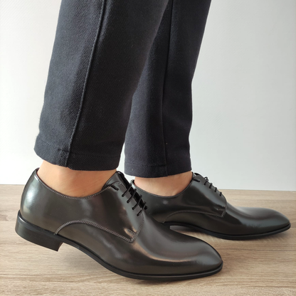PANTOFI ELEGANTI BARBATI CONHPOL 8520-0465-00S01 GRI FLORANTIC