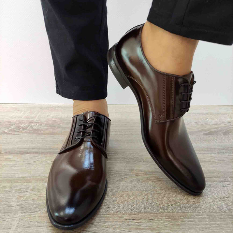 PANTOFI ELEGANTI BARBATI CONHPOL 8573-1376-00S02 MARO LACUIT - imagine 5