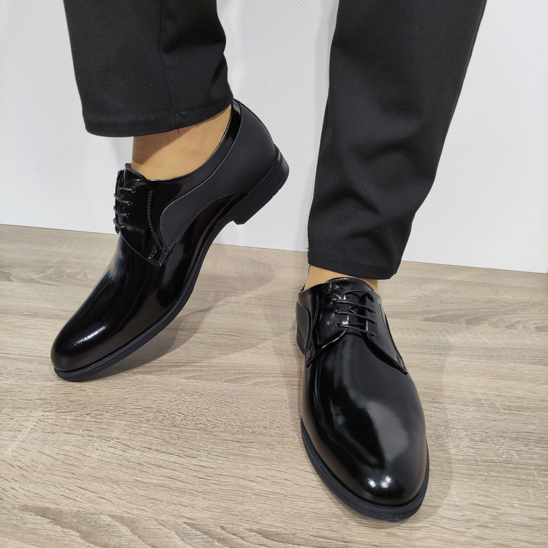 PANTOFI ELEGANTI BARBATI CONHPOL A097-ZB24-OOP28 NEGRI FLORANTIC - imagine 4