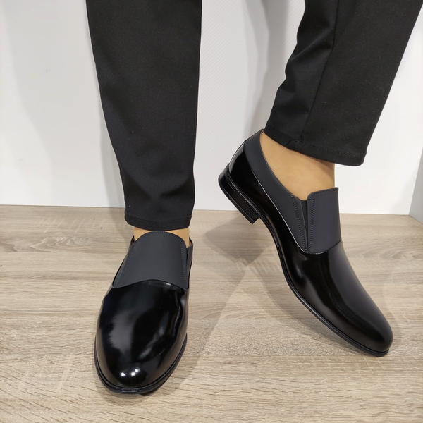 PANTOFI ELEGANTI BARBATI CONHPOL A154-ZB24-OOP28 NEGRI FLORANTIC - imagine 3