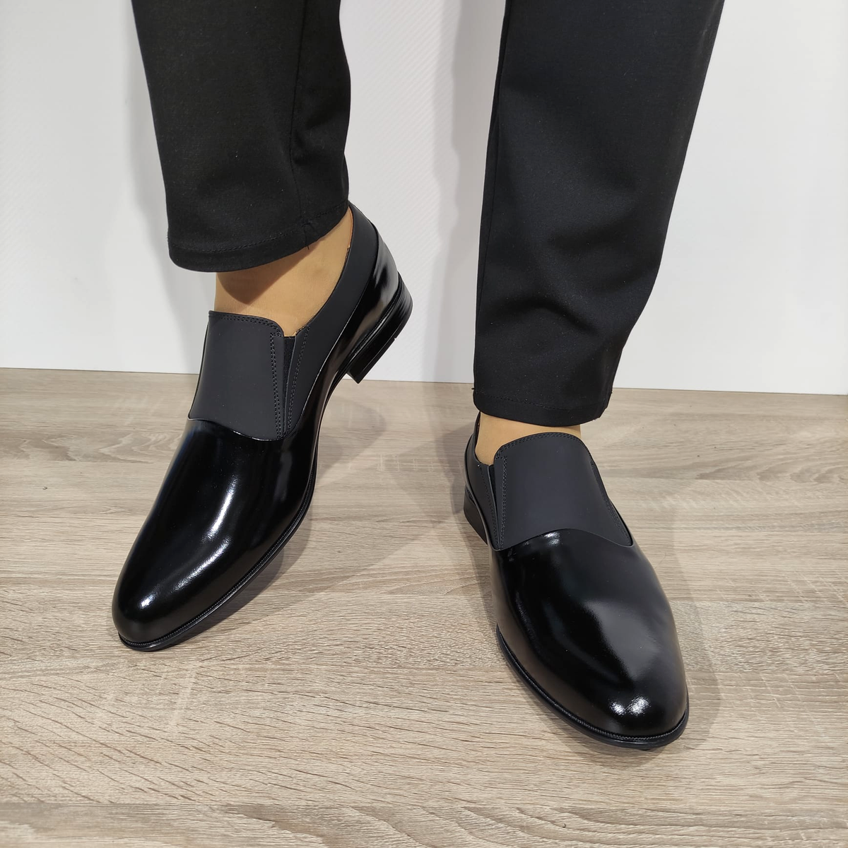 PANTOFI ELEGANTI BARBATI CONHPOL A154-ZB24-OOP28 NEGRI FLORANTIC - imagine 4