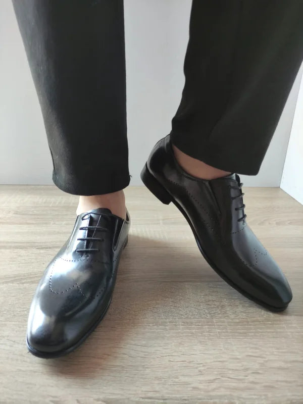 PANTOFI ELEGANTI BARBATI ELDEMAS 003-037 NEGRI
