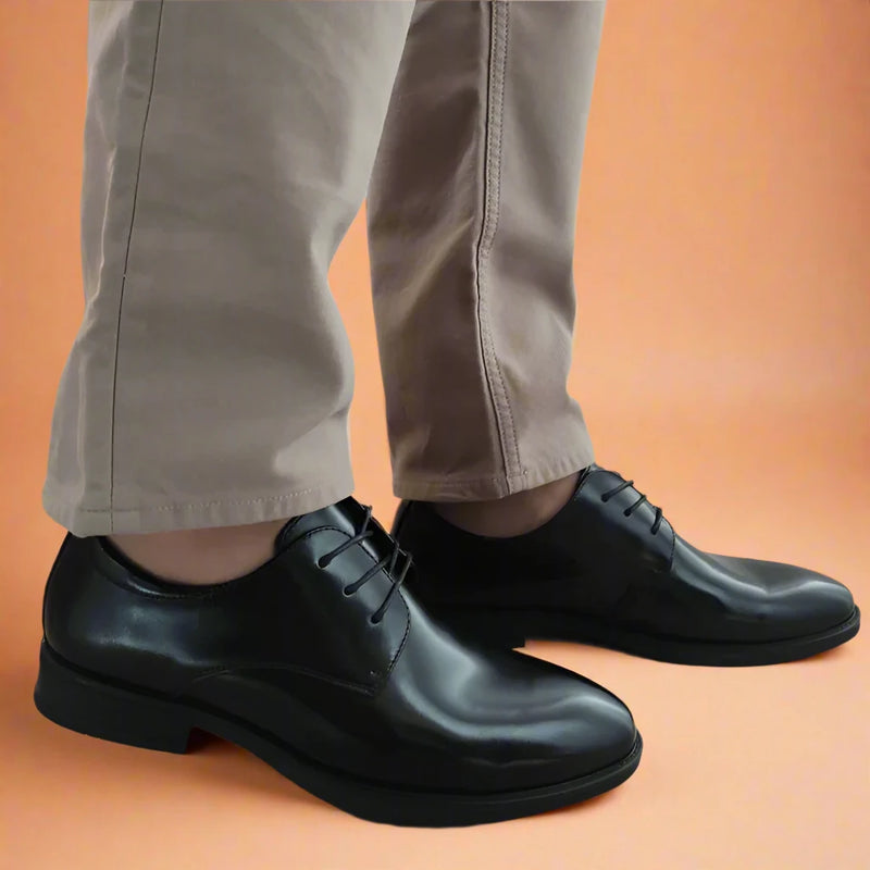 PANTOFI ELEGANTI BARBATI ELDEMAS 23606 NEGRI FLORANTIC - imagine 2
