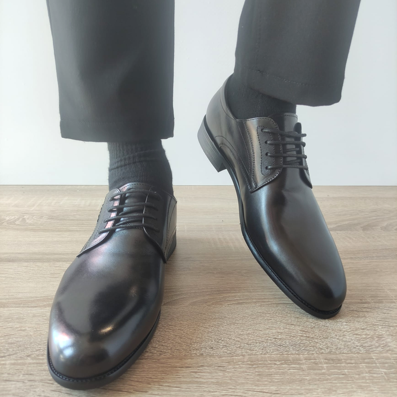 PANTOFI ELEGANTI BARBATI ELDEMAS 2768-1 NEGRI - imagine 4
