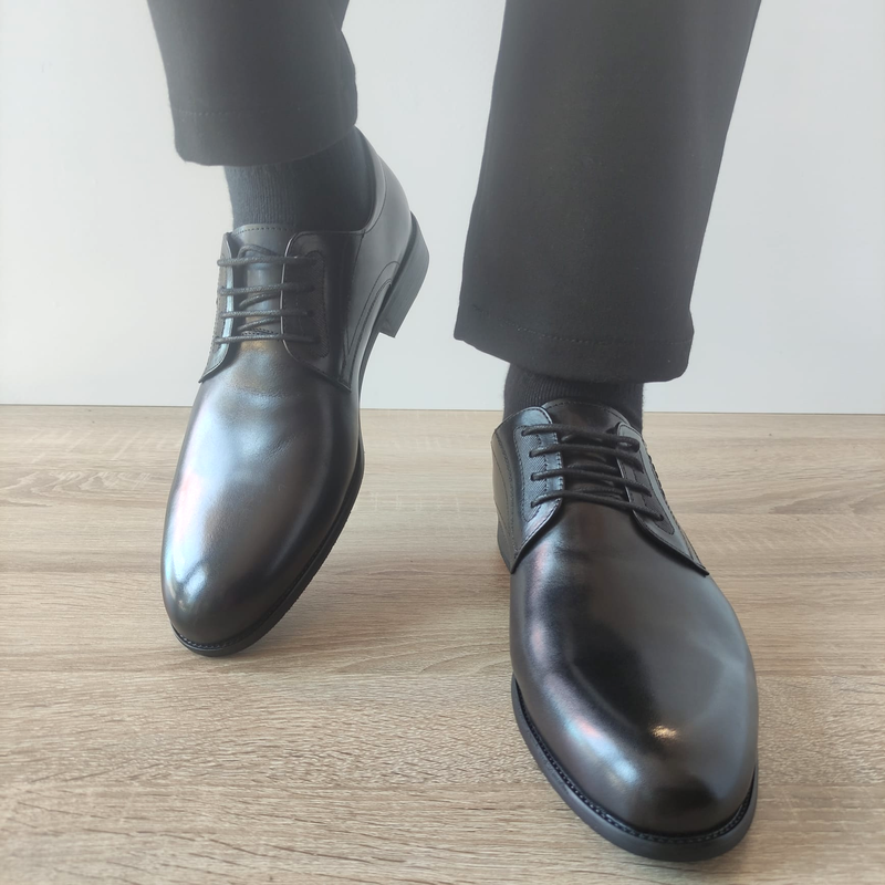 PANTOFI ELEGANTI BARBATI ELDEMAS 2768-1 NEGRI - imagine 5