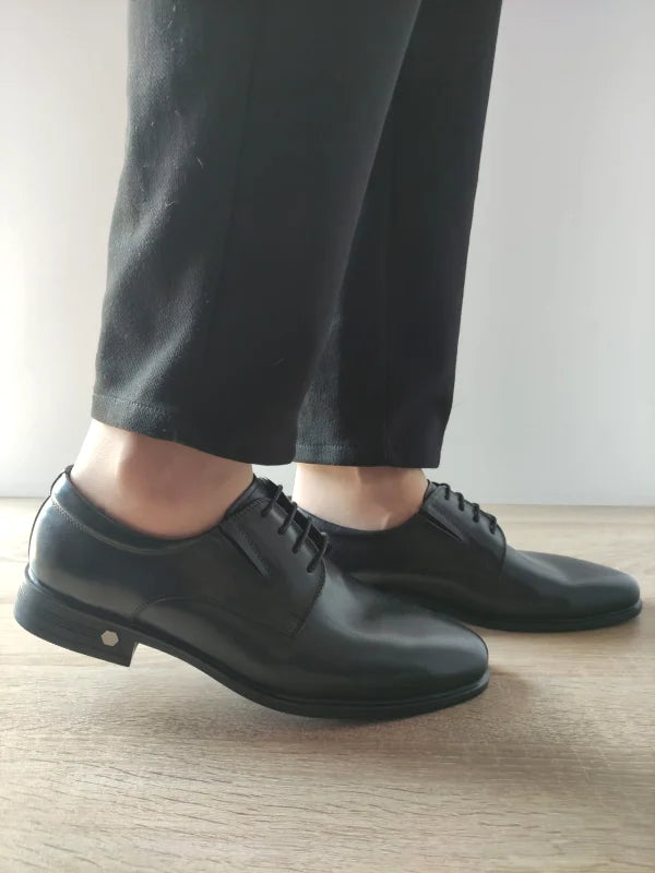 PANTOFI ELEGANTI BARBATI ELDEMAS 7065-056 NEGRI - imagine 2