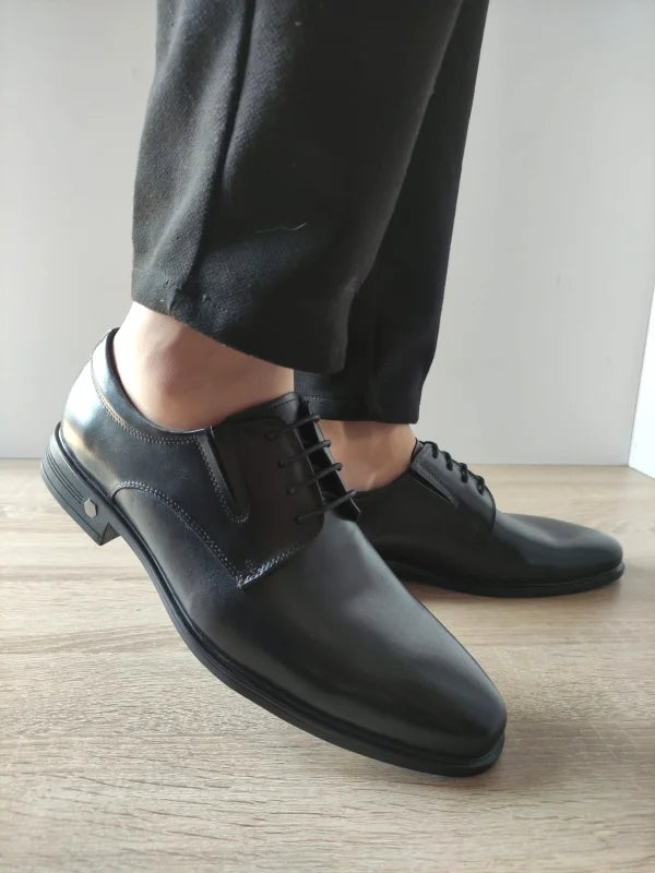 PANTOFI ELEGANTI BARBATI ELDEMAS 7065-056 NEGRI - imagine 4