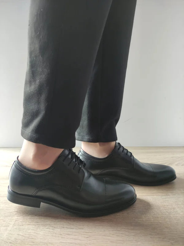 PANTOFI ELEGANTI BARBATI ELDEMAS 9122-2 NEGRI - imagine 2