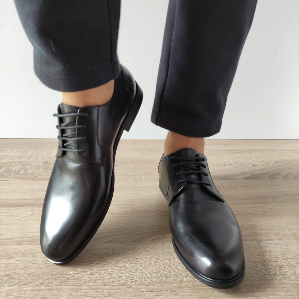 PANTOFI ELEGANTI BARBATI ELDEMAS 9122-3 NEGRI - imagine 4