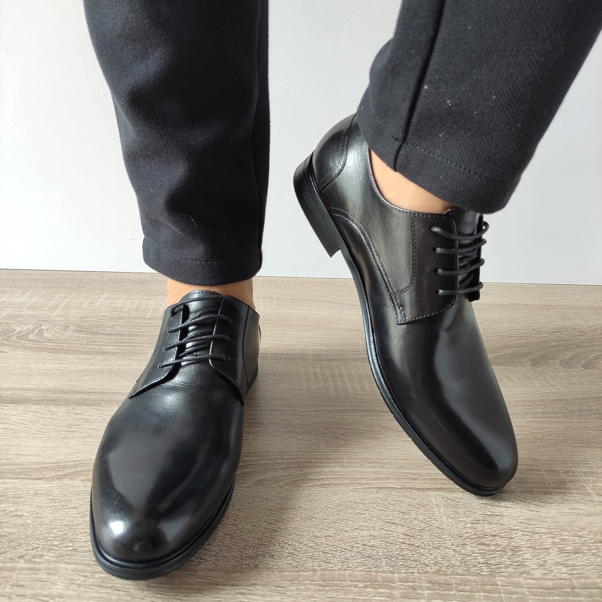 PANTOFI ELEGANTI BARBATI ELDEMAS 9122-3 NEGRI - imagine 6