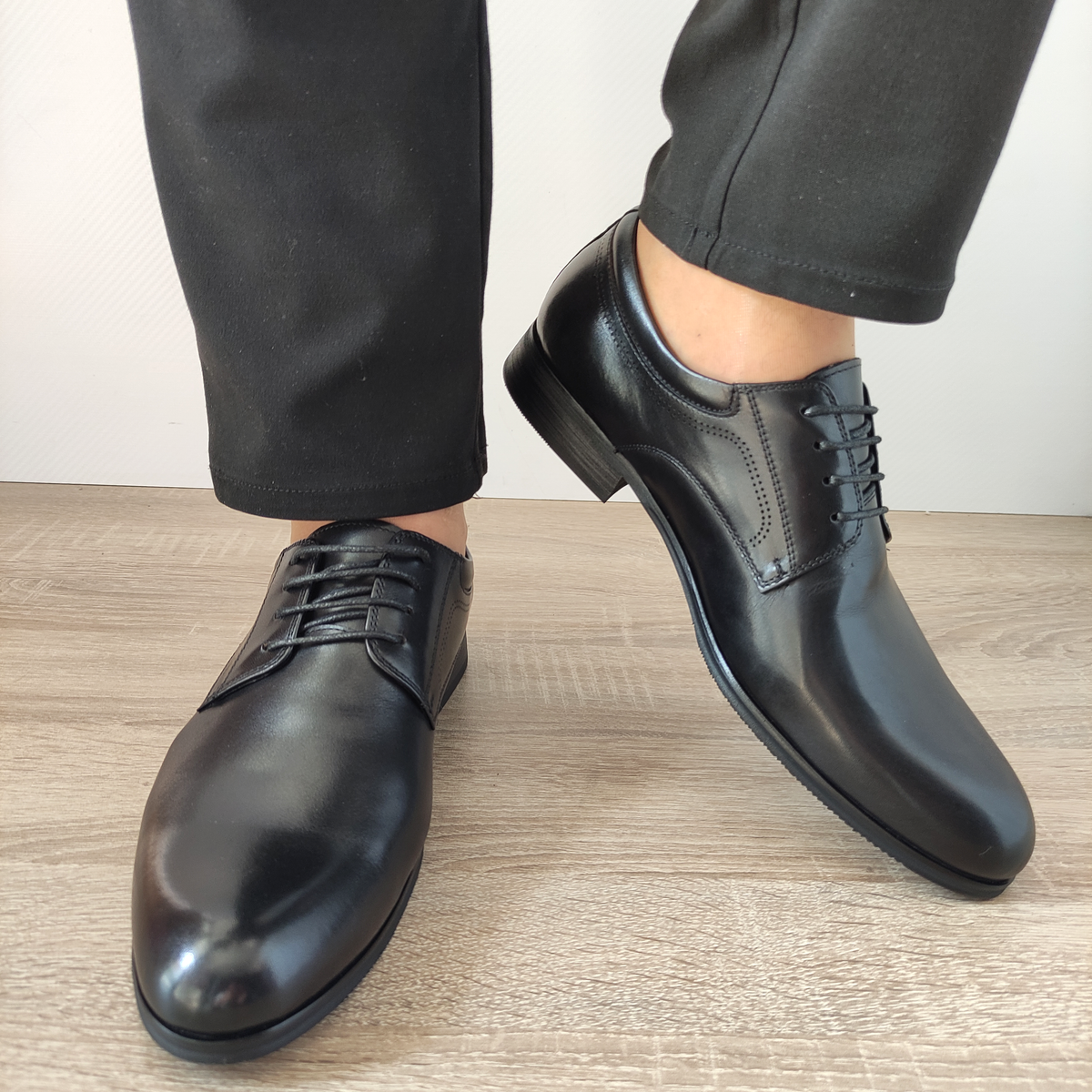 PANTOFI ELEGANTI BARBATI ELDEMAS F4155-362 NEGRI - imagine 3