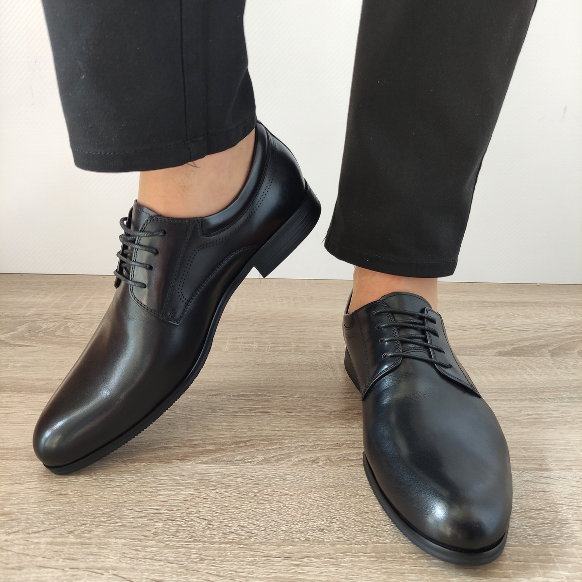 PANTOFI ELEGANTI BARBATI ELDEMAS F4155-362 NEGRI - imagine 4