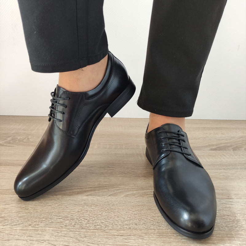 PANTOFI ELEGANTI BARBATI ELDEMAS F4155-362 NEGRI - imagine 4
