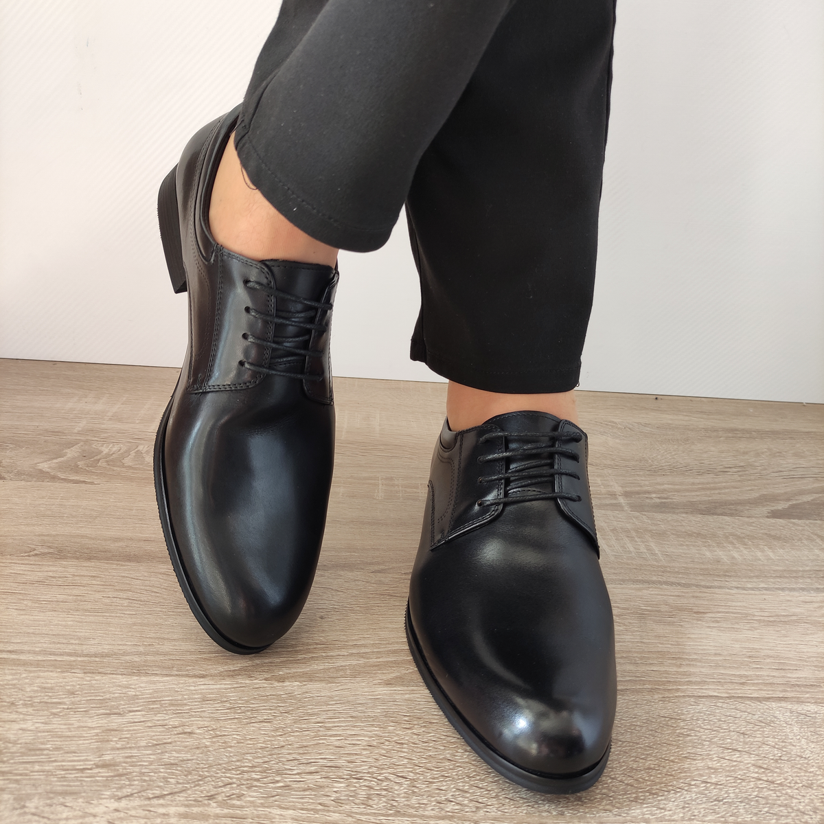 PANTOFI ELEGANTI BARBATI ELDEMAS F4155-362 NEGRI - imagine 5