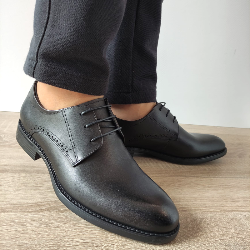 PANTOFI ELEGANTI BARBATI ELDEMAS HKH2558 NEGRI - imagine 3