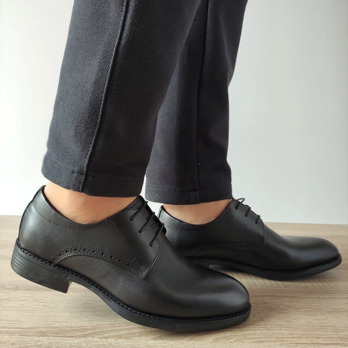 PANTOFI ELEGANTI BARBATI ELDEMAS HKH2558 NEGRI - imagine 2