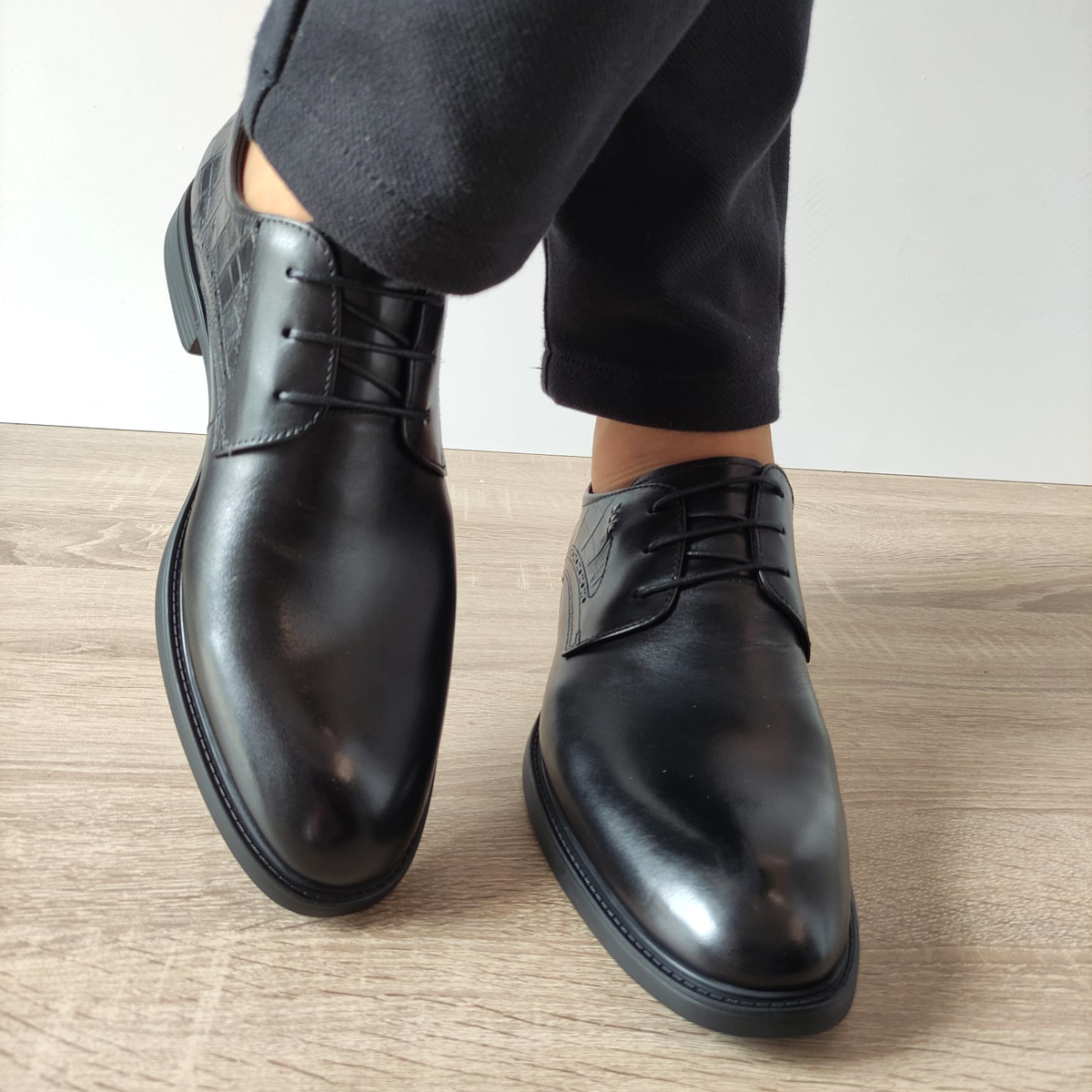 PANTOFI ELEGANTI BARBATI ELDEMAS TKH1352 NEGRI - imagine 6