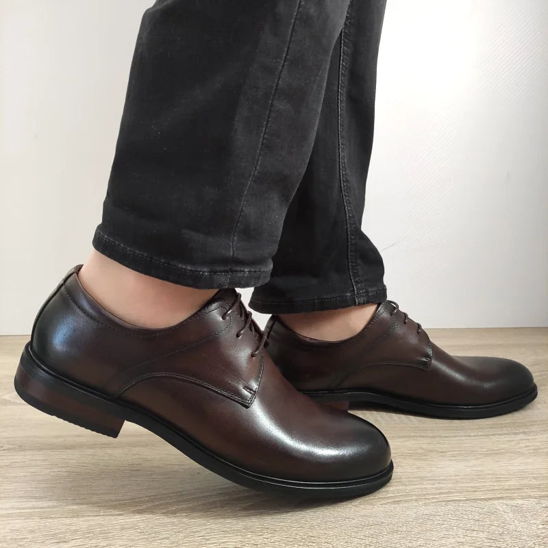 PANTOFI ELEGANTI BARBATI GORETTI 103-59B-19 MARO - imagine 2