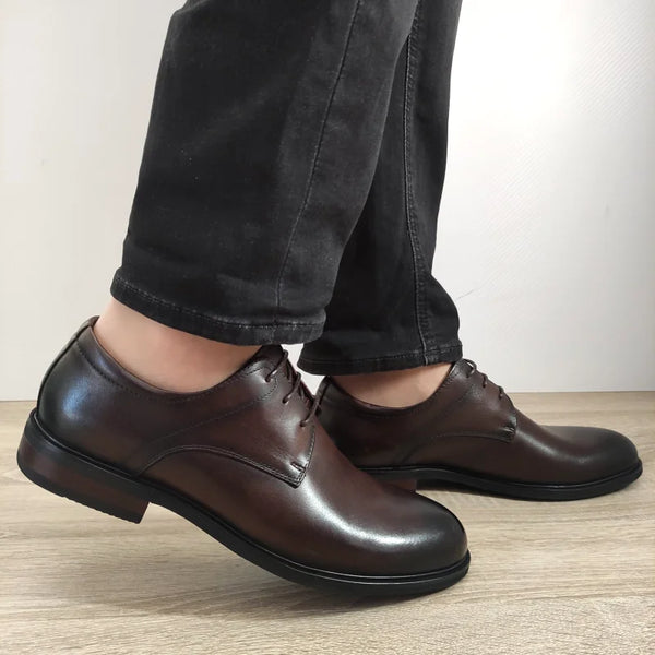 PANTOFI ELEGANTI BARBATI GORETTI 103-59B-19 MARO - imagine 2