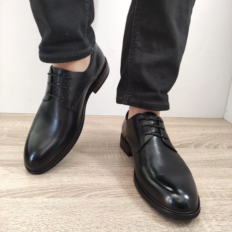 PANTOFI ELEGANTI BARBATI GORETTI 103-59B-19 NEGRI - imagine 4