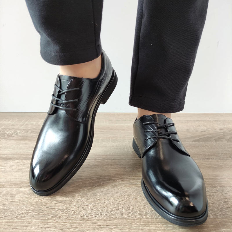 PANTOFI ELEGANTI BARBATI MELS 10577 NEGRI - imagine 4