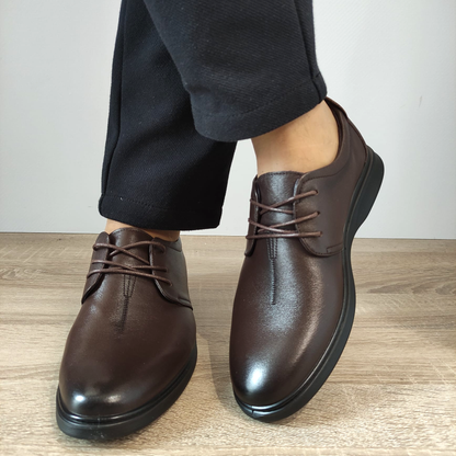 PANTOFI ELEGANTI BARBATI MELS 52838 COFFEE