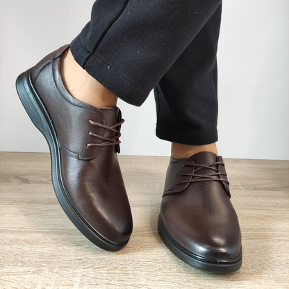PANTOFI ELEGANTI BARBATI MELS 52838 COFFEE