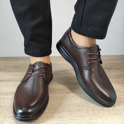 PANTOFI ELEGANTI BARBATI MELS 52838 COFFEE