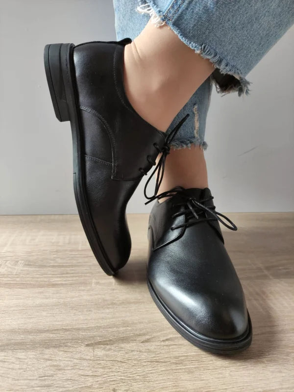 PANTOFI ELEGANTI BARBATI MELS 8087S NEGRI - imagine 3