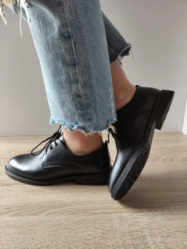 PANTOFI ELEGANTI BARBATI MELS 8087S NEGRI - imagine 5