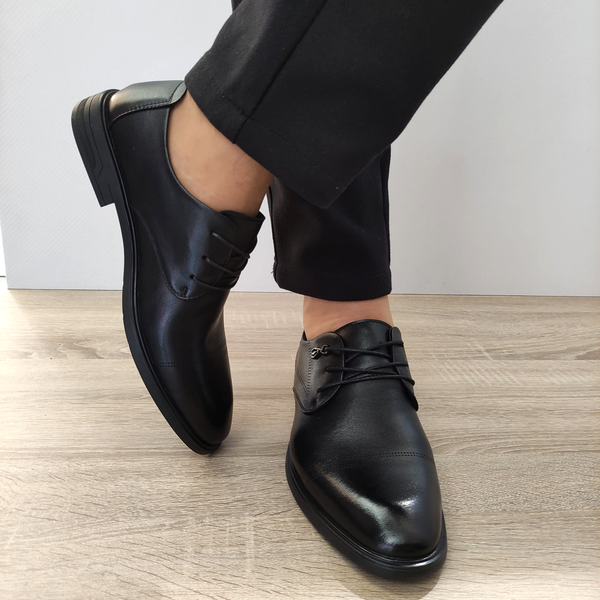PANTOFI ELEGANTI BARBATI MELS B16233 NEGRI - imagine 5