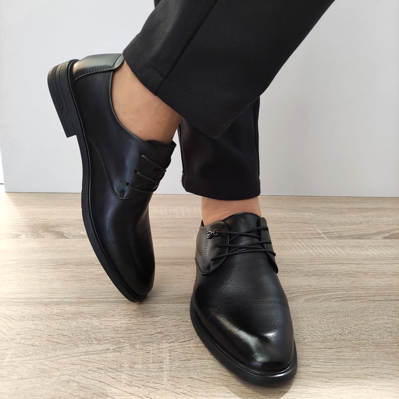 PANTOFI ELEGANTI BARBATI MELS B16233 NEGRI - imagine 5