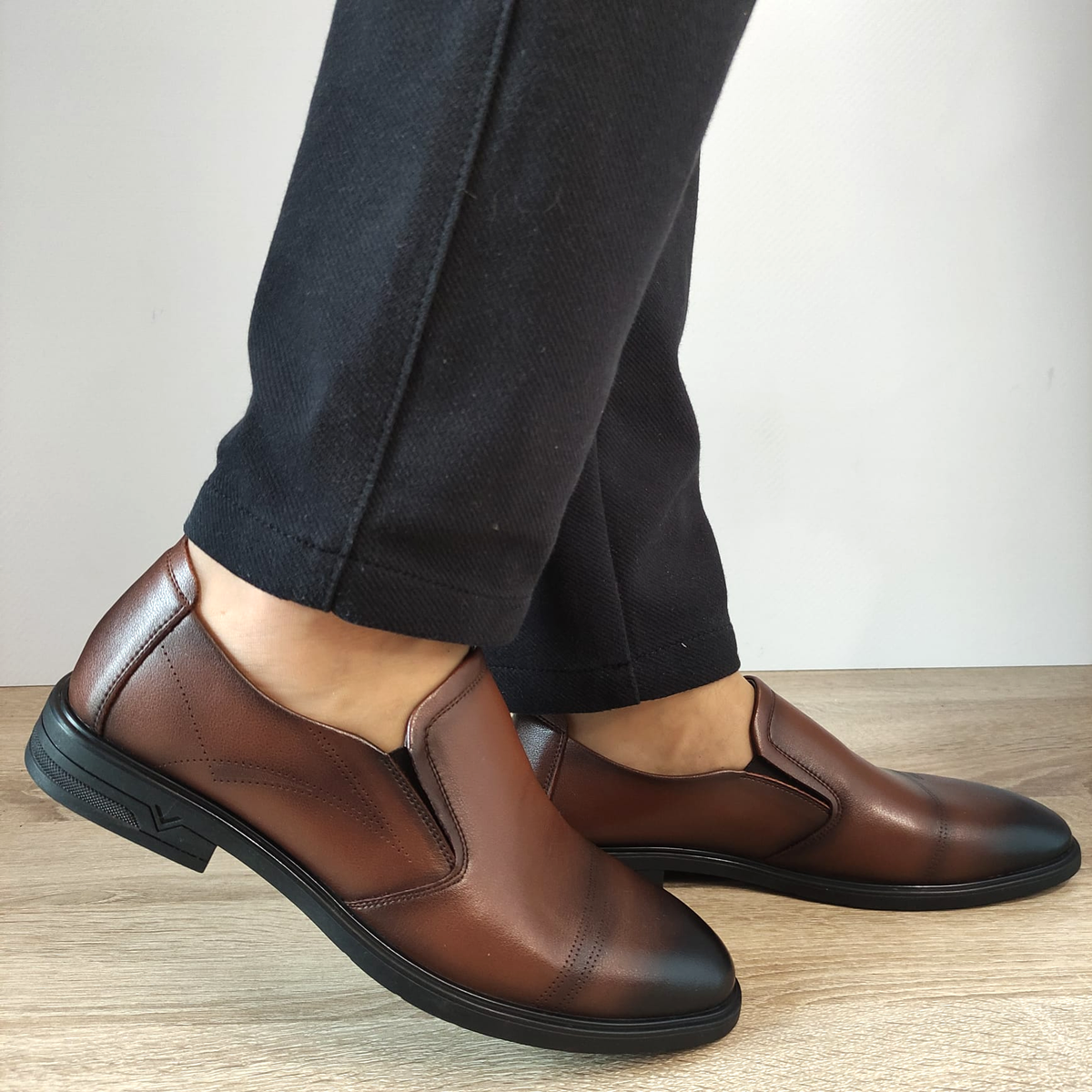 PANTOFI ELEGANTI BARBATI MELS B16235 MARO - imagine 2