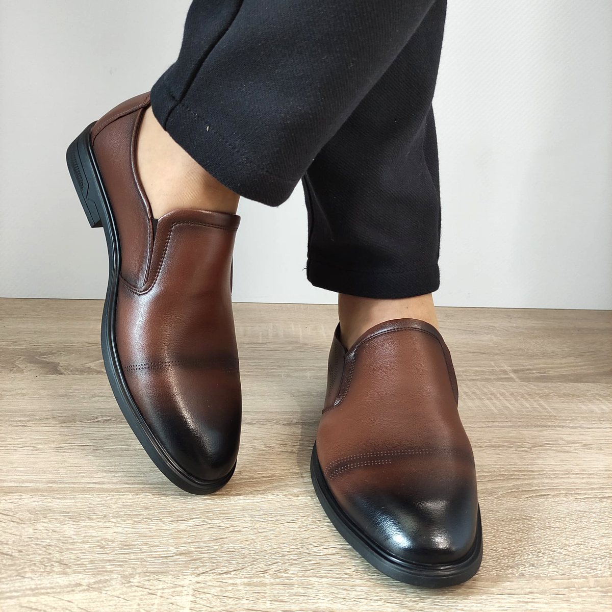 PANTOFI ELEGANTI BARBATI MELS B16235 MARO - imagine 4