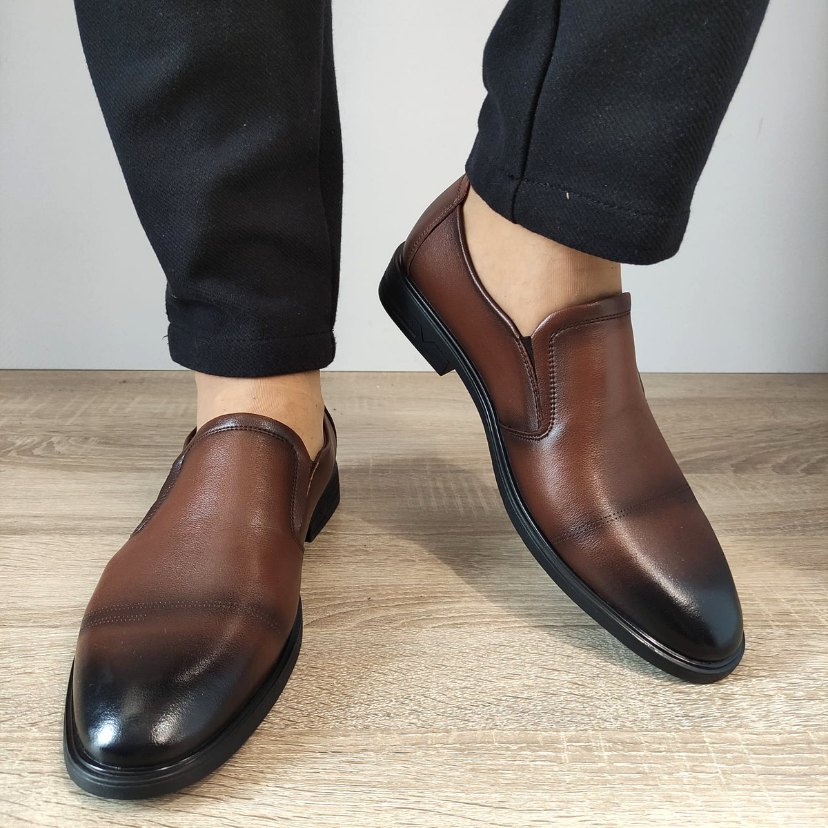 PANTOFI ELEGANTI BARBATI MELS B16235 MARO - imagine 6
