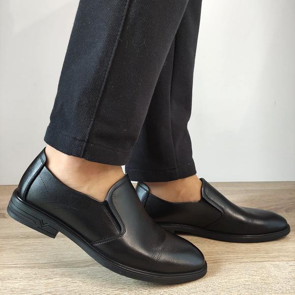 PANTOFI ELEGANTI BARBATI MELS B16235 NEGRI - imagine 2