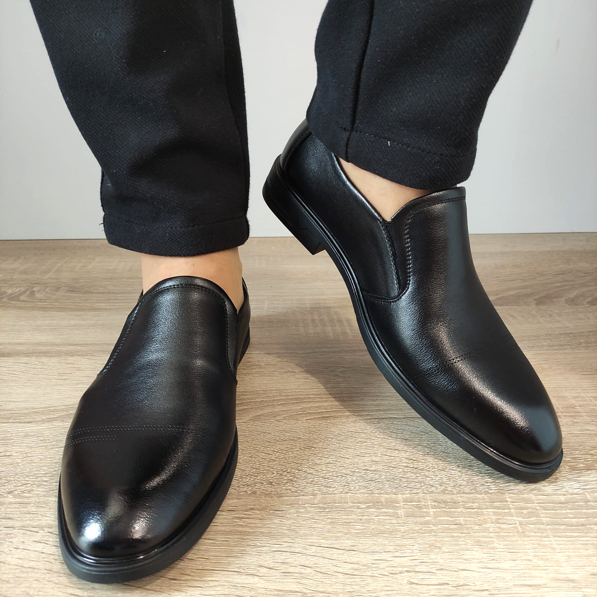 PANTOFI ELEGANTI BARBATI MELS B16235 NEGRI - imagine 6