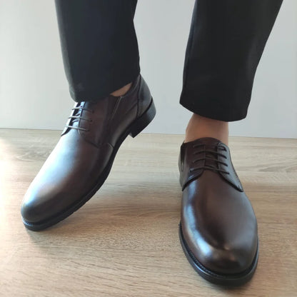 PANTOFI ELEGANTI BARBATI OTTER 40010A 02-1 MARO INCHIS