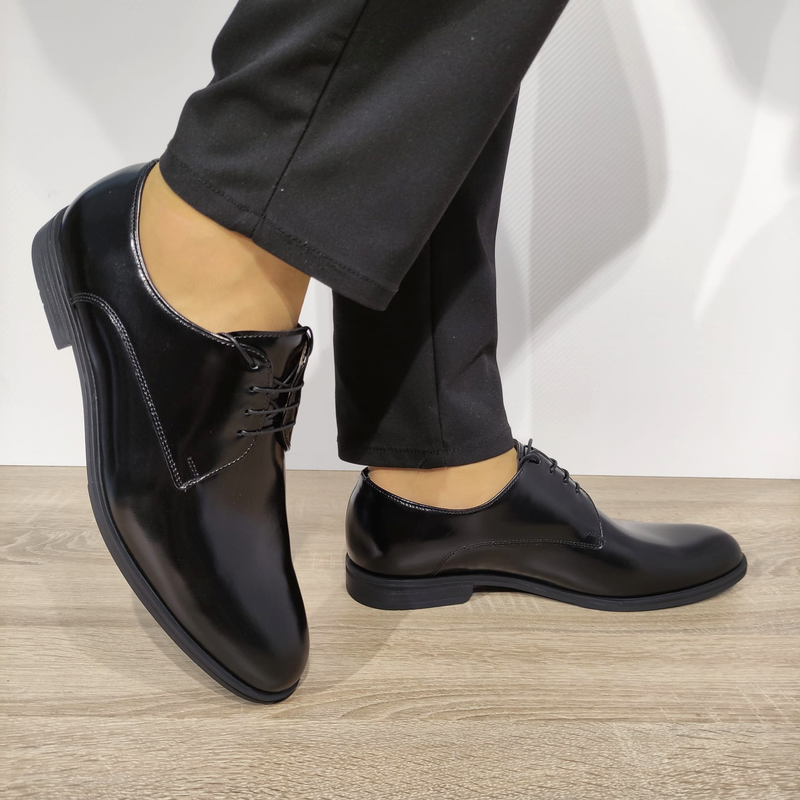 PANTOFI ELEGANTI BARBATI CONHPOL 8482-0017 NEGRI FLORANTIC - imagine 2