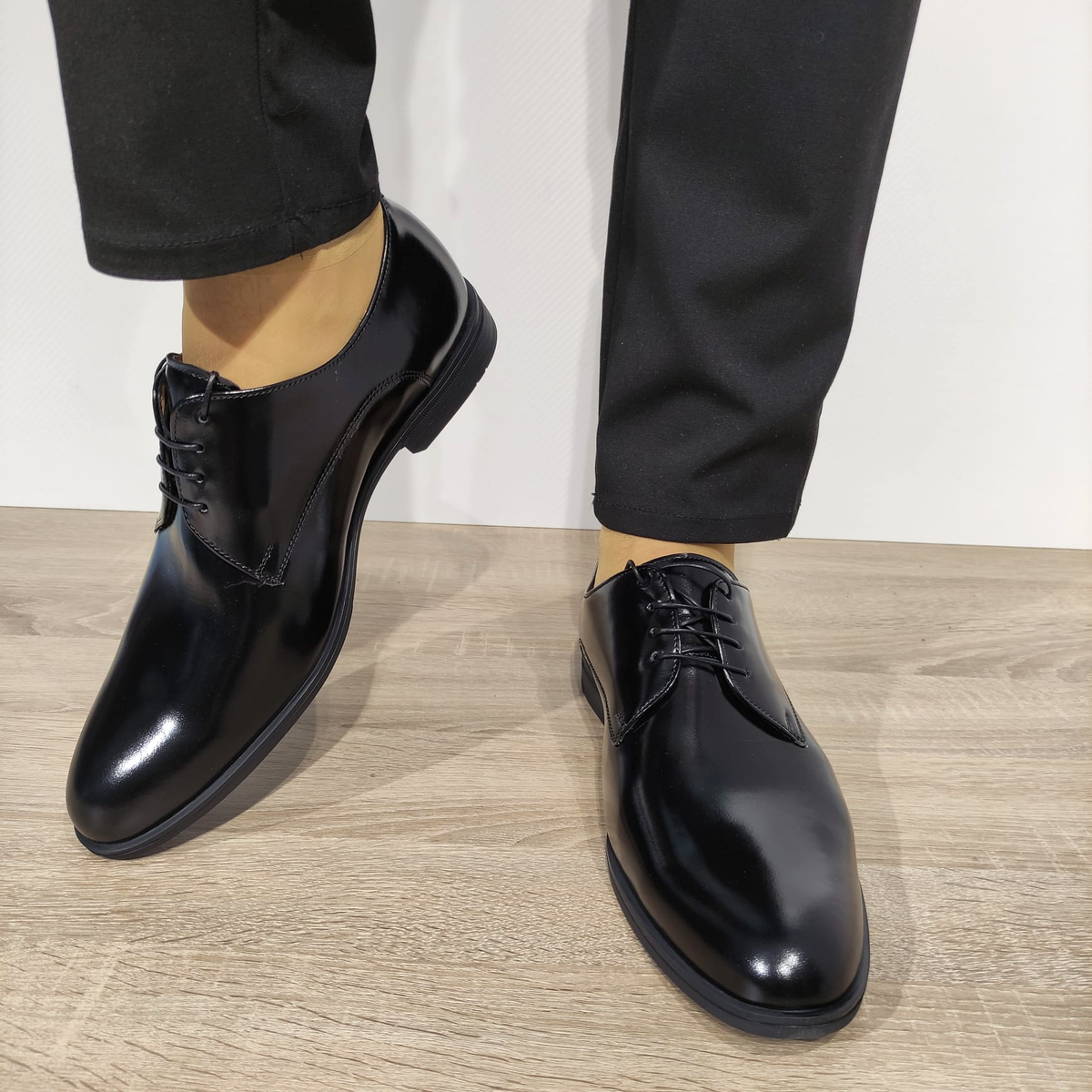 PANTOFI ELEGANTI BARBATI CONHPOL 8482-0017 NEGRI FLORANTIC - imagine 4