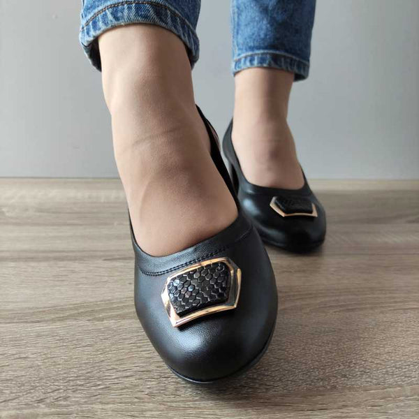 PANTOFI ELEGANTI DAMA AGA 1642 2198 2745 NEGRI - imagine 5