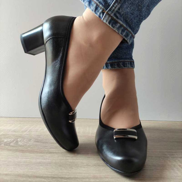 PANTOFI ELEGANTI DAMA AGA 9717.2198 NEGRI - imagine 5