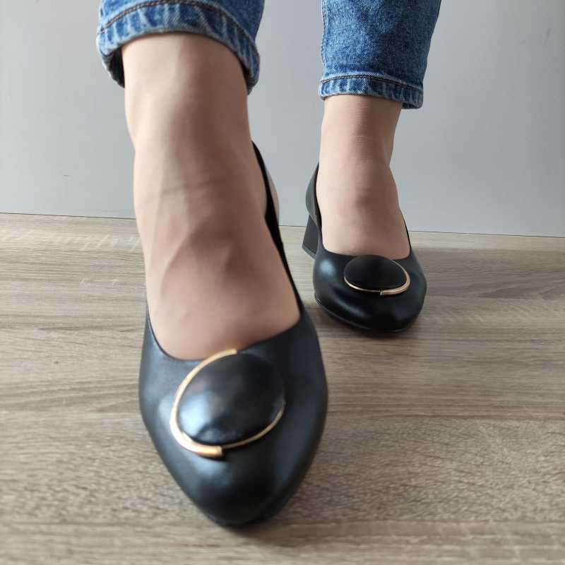 PANTOFI ELEGANTI DAMA AGA E1481 2198 NEGRI - imagine 5