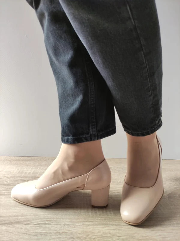 PANTOFI ELEGANTI DAMA ANTONIO 25337 NUDE (IVOAR) - imagine 5