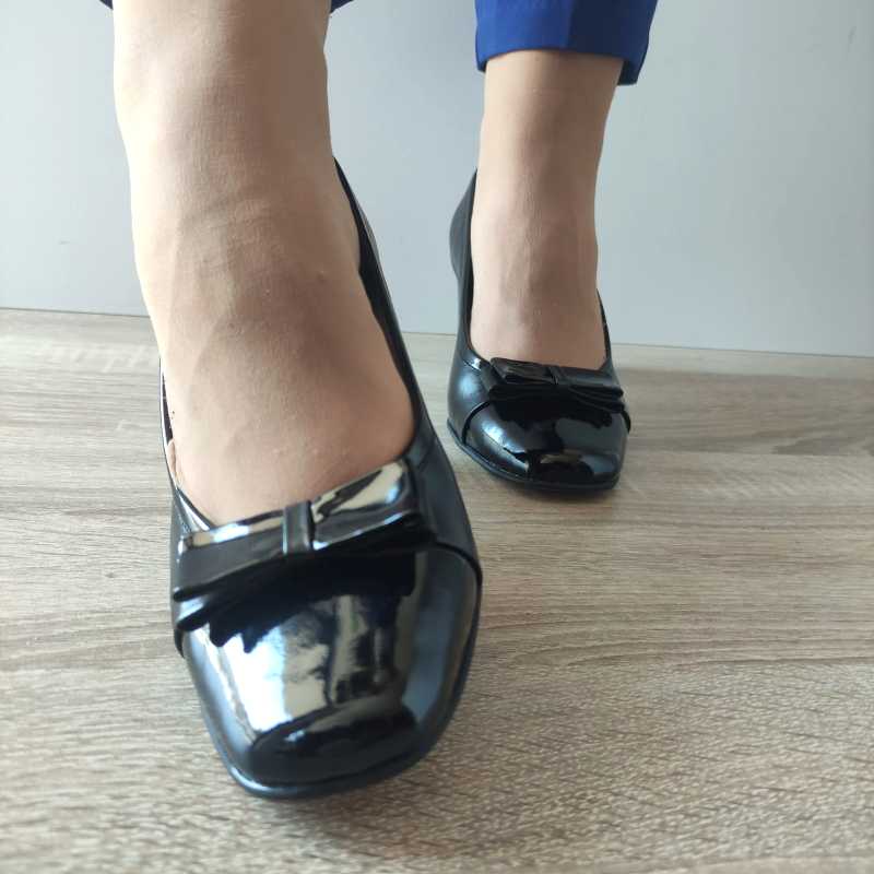 PANTOFI ELEGANTI DAMA ANTONIO 10337 NEGRI - imagine 5