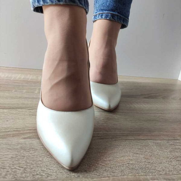 PANTOFI ELEGANTI DAMA ANTONIO 3527 BEJ SIDEF - imagine 5