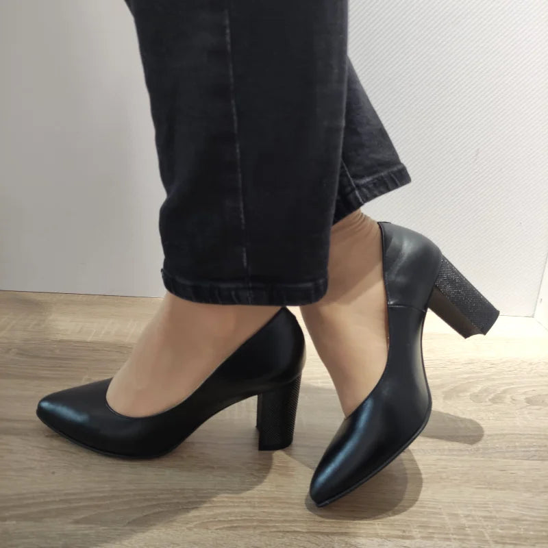 PANTOFI ELEGANTI DAMA ANTONIO 43216 NEGRI - imagine 5