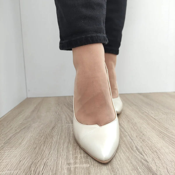 PANTOFI ELEGANTI DAMA ANTONIO 50175 BEJ - imagine 4