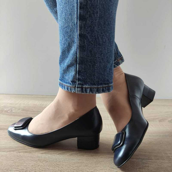 PANTOFI ELEGANTI DAMA ANTONIO 512 BLEUMARIN - imagine 3