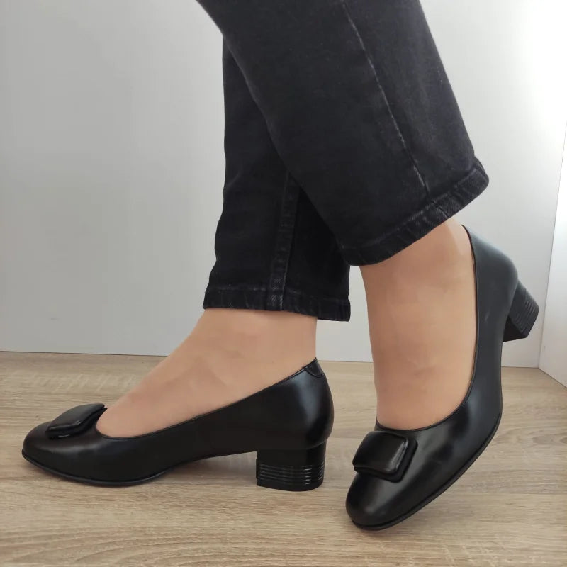 PANTOFI ELEGANTI DAMA ANTONIO 512 NEGRI - imagine 5